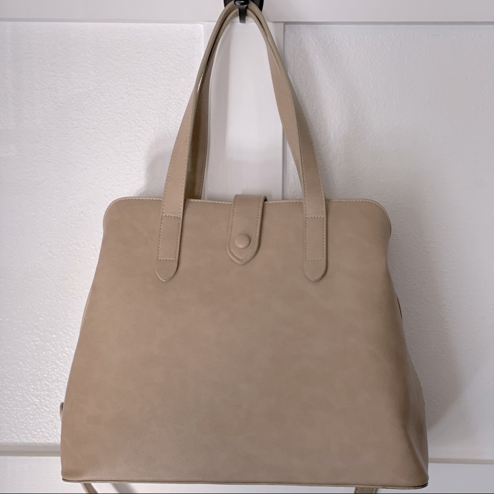Fawn Design x Mandi Nelson Satchel Diaper bag - Taupe